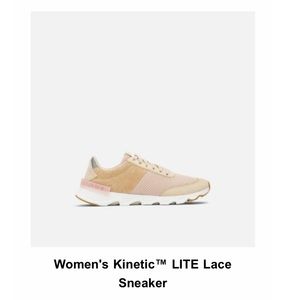 Sorel Kinetic LITE lace sneaker - natural tan 7.5